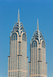 View of the Chrysler building in Dubai