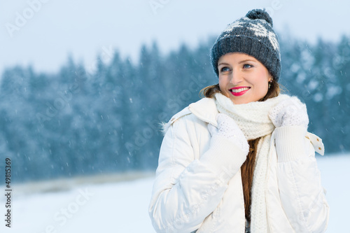 Photo: Woman and winter Woman and winter