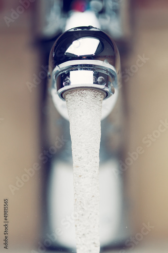 Photo: working water tap working water tap