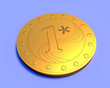 Gold coin - number one