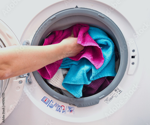 Photo: washing machine washing machine