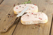 Bread with foie gras
