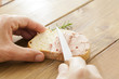 Bread with foie gras