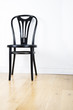 Single black modern chair