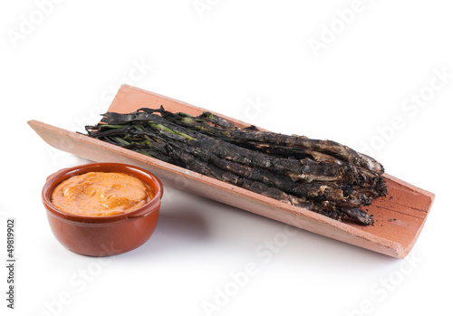 Photo: Traditional roasted calsots Traditional roasted calsots