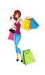 beautiful ladies who shop with credit card