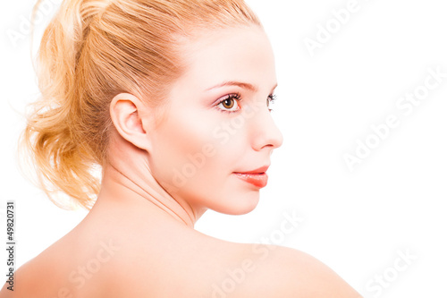 Photo: attraktive junge blonde Frau attraktive junge blonde Frau