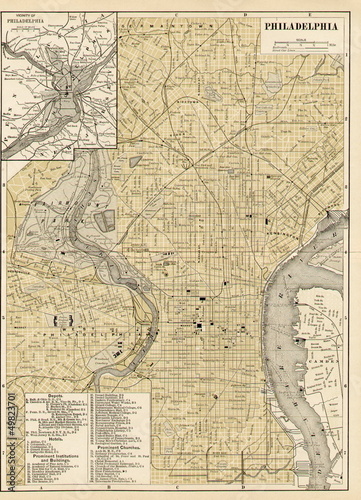 Photo: old map old map