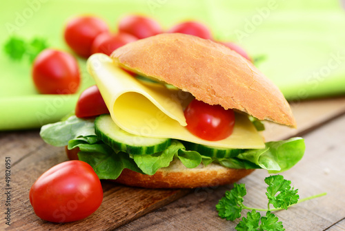 Photo: Belegtes Brötchen Belegtes Brötchen