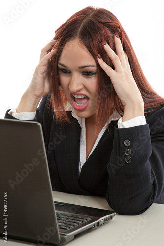 Photo: Pretty brunette native american businesswoman Pretty brunette native american businesswoman