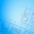 Architectural blue background.