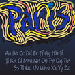 Alphabet in style Vincent Van Gogh, vector Eps10 image.