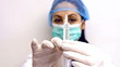 Doctor with injection
