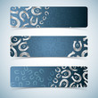 Vector: Horseshoes banners set. Horseshoes banners set.
