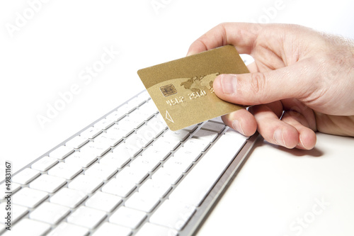 Photo: Achat sur Internet - concept e-commerce Achat sur Internet - concept e-commerce