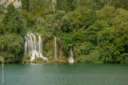 Photo: Roski Slap waterfalls in Krka national park in Croatia Roski Slap waterfalls in Krka national park in Croatia