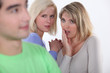 girls fantasizing over handsome guy