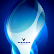 Colorful magic wavy shapes design