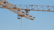 Lifting construction crane. construction site 