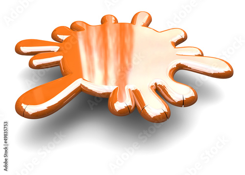 Illustration: INK SPLASHES - 3D INK SPLASHES - 3D