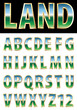 land golden font