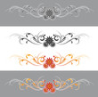 Dekorative Ornamente und Tribal