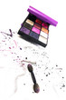 Colourful eye makeup
