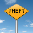 Theft concept.