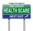 Health scare concept.