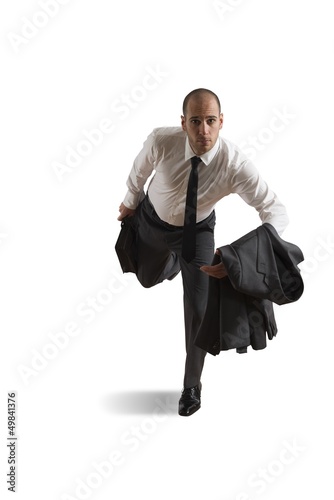 Photo: Runnning businessman Runnning businessman