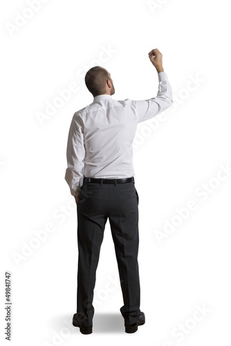 Photo: Writing businessman Writing businessman