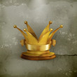 Golden crown, old-style