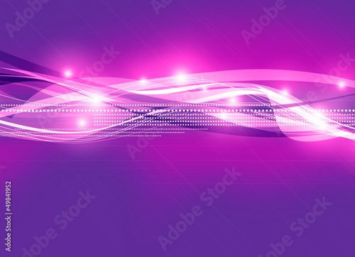 Illustration: purple digital waves purple digital waves