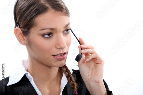 Photo: Telephone operator Telephone operator