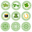 collection of vector st. patrick's logos