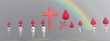 cross red and men and women