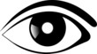 canvas print picture - Eye Vector Illustration