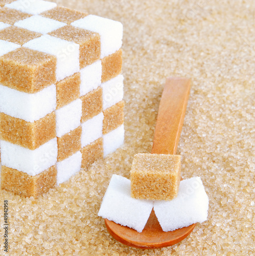 Photo: a spoonful of sugar cubes a spoonful of sugar cubes