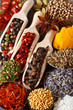 Spices and herbs.