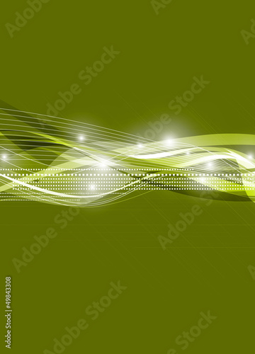Illustration: green digital template green digital template