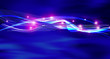 Illustration: background wave template background wave template