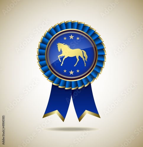 Vector: Award rosette Award rosette