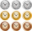 Vektor: clock_metal_brass_copper clock_metal_brass_copper