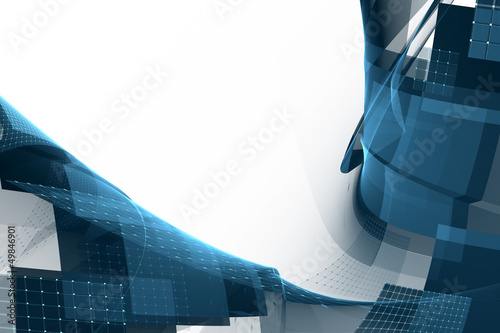 Illustration: Abstract business science or technology background Abstract business science or technology background