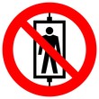 Verbotszeichen - Personenbeförderung verboten