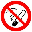 Verbotszeichen - Rauchen verboten