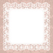 Elegant doily on lace gentle background for scrapbooks