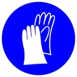 Gebotszeichen - Handschutz benutzen