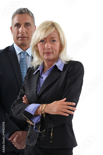 Photo: A team of business professionals A team of business professionals