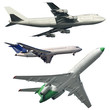 Isolated Commercial Aircrafts